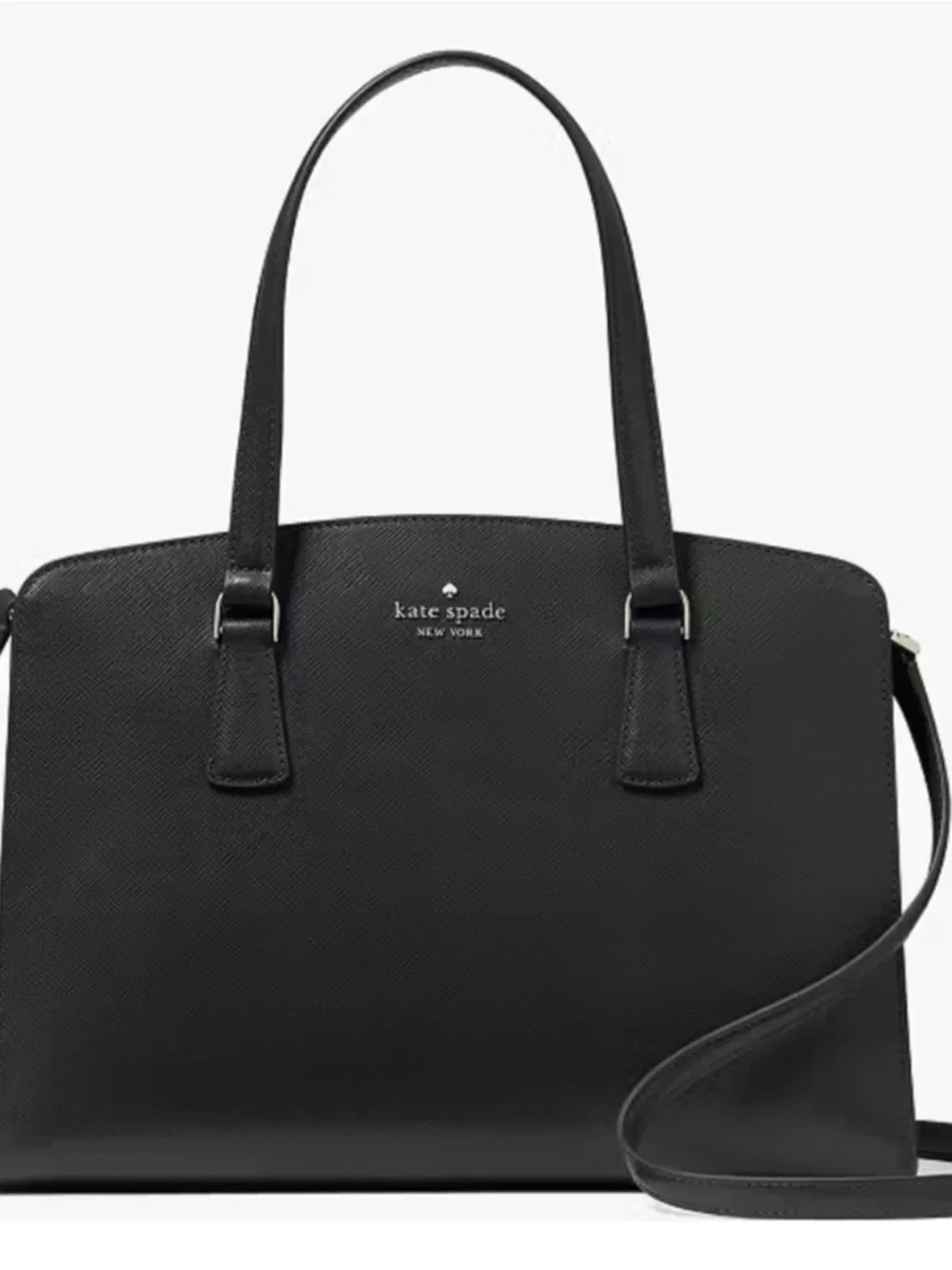 Kate Spade Perry Medium Satchel in Black